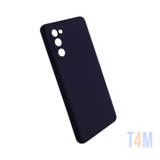 Capa de Silicone com Moldura de Câmera para Samsung Galaxy S20 FE Preto